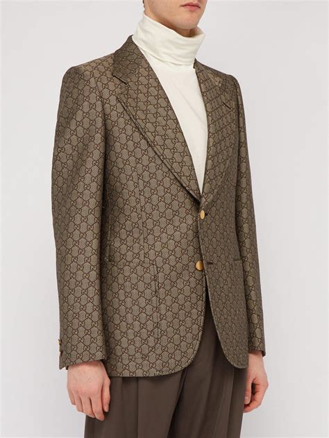 gucci jacket mens cheap|gucci monogram jacket men.